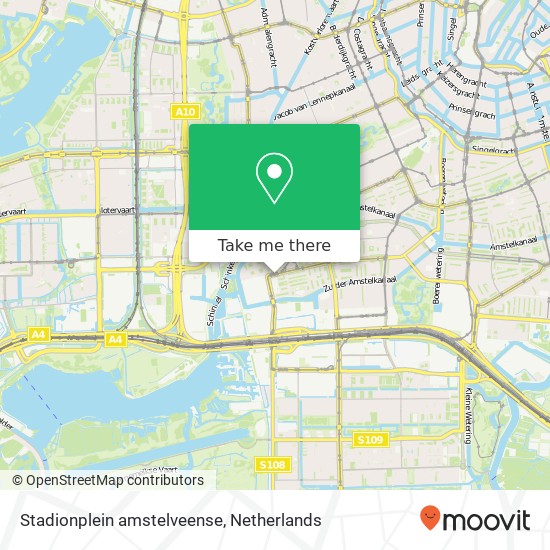 Stadionplein amstelveense, 1076 Amsterdam map