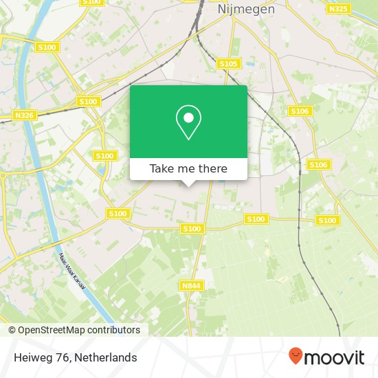 Heiweg 76, 6533 PE Nijmegen map