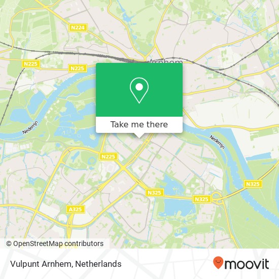Vulpunt Arnhem, Hoefbladlaan 14 Karte