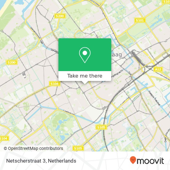 Netscherstraat 3, 2525 AL Den Haag map