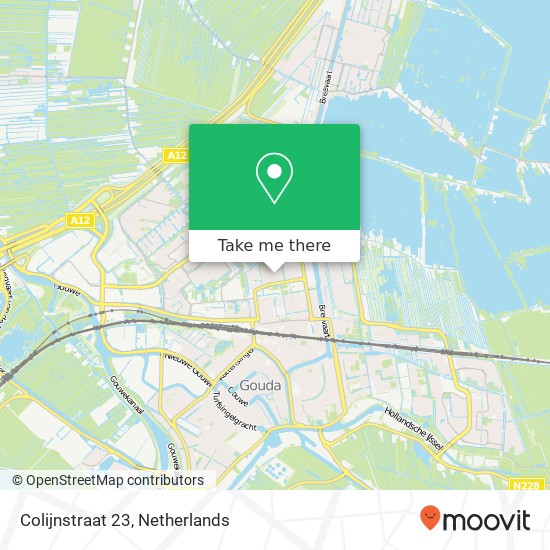 Colijnstraat 23, 2805 SX Gouda map