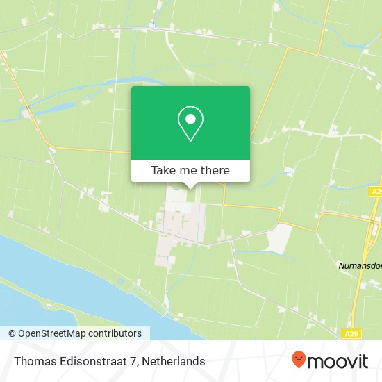 Thomas Edisonstraat 7, 3284 Zuid-Beijerland map