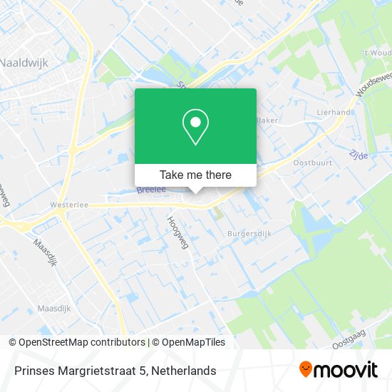 Prinses Margrietstraat 5 map