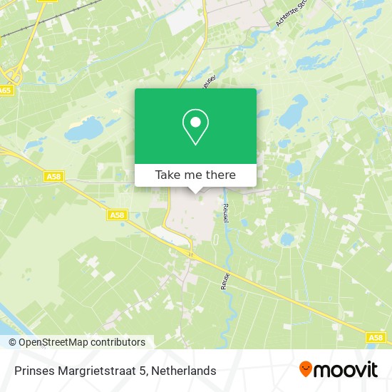 Prinses Margrietstraat 5 map