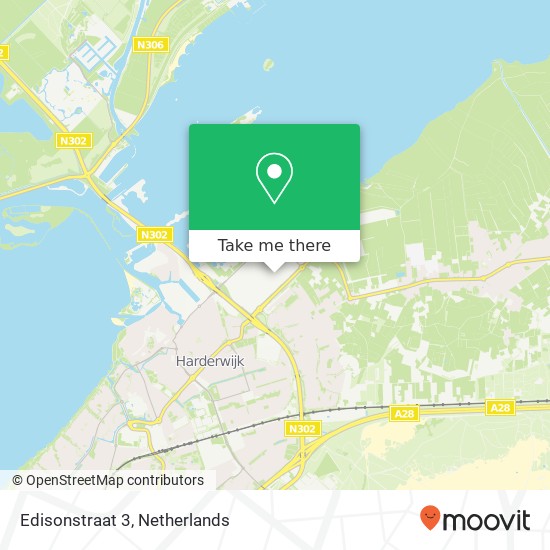 Edisonstraat 3, 3846 AS Harderwijk Karte
