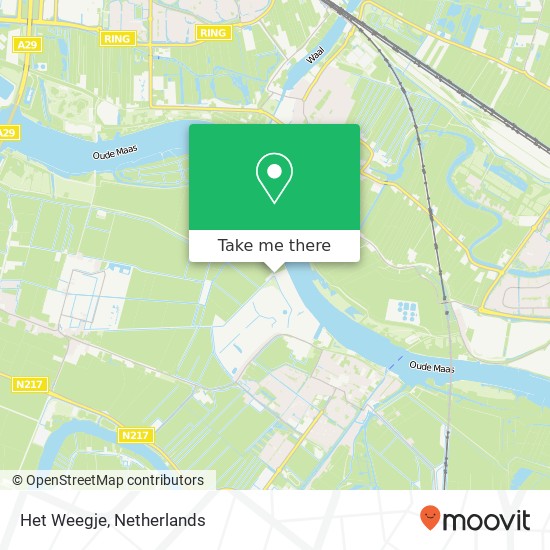 Het Weegje, 3274 Heinenoord map