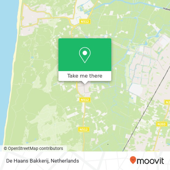 De Haans Bakkerij, Abdijlaan 7 map