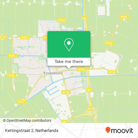 Kettingstraat 2, 8302 EV Emmeloord map