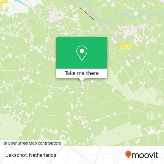 Jekschot, 5465 PE Veghel Karte