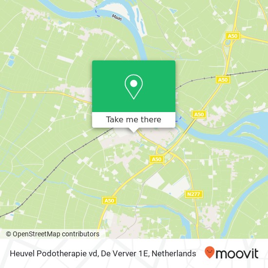 Heuvel Podotherapie vd, De Verver 1E Karte