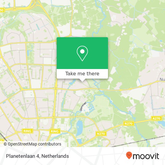 Planetenlaan 4, 5632 BM Eindhoven Karte