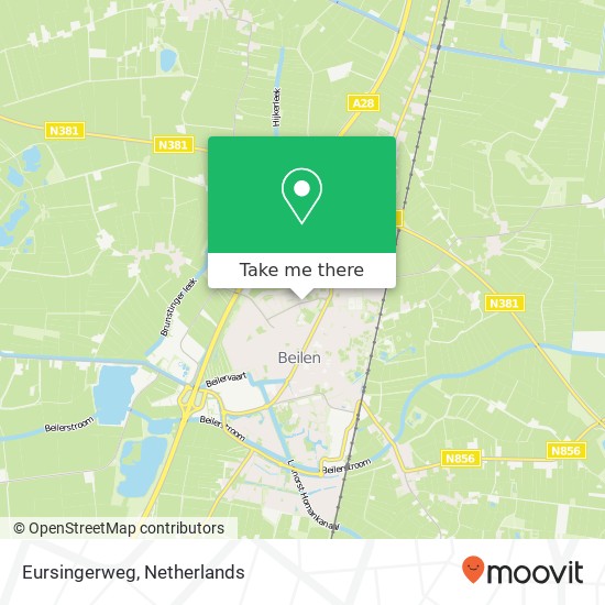 Eursingerweg, 9411 BH Beilen map