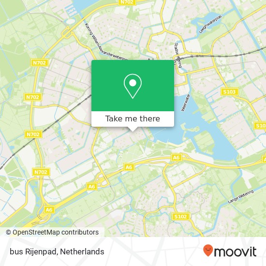 bus Rijenpad, 1324 Almere-Stad map