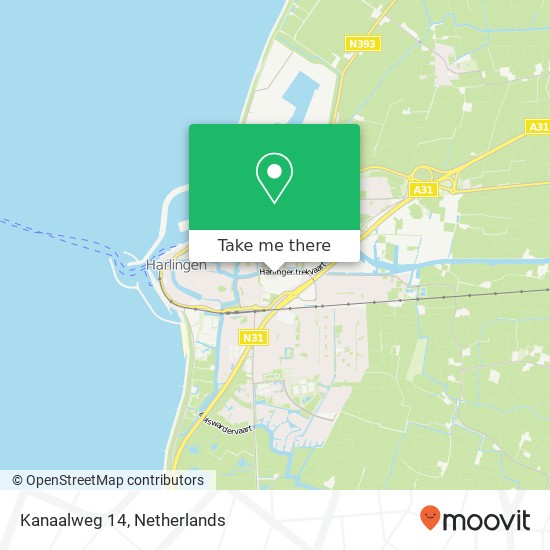 Kanaalweg 14, 8861 KE Harlingen map