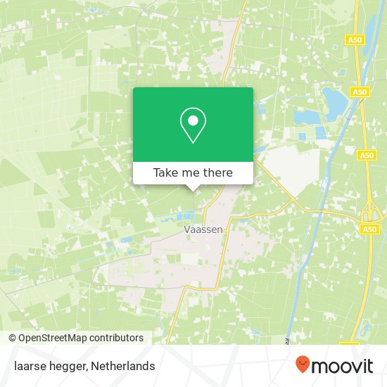 laarse hegger, 8171 PL Vaassen map