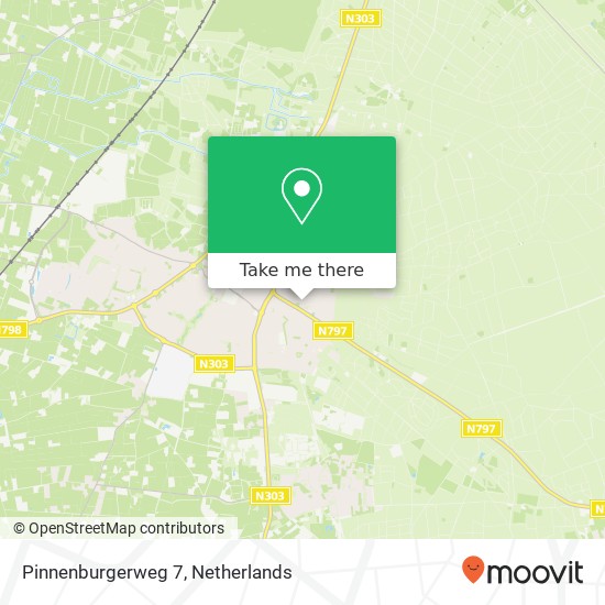 Pinnenburgerweg 7, 3881 VB Putten Karte