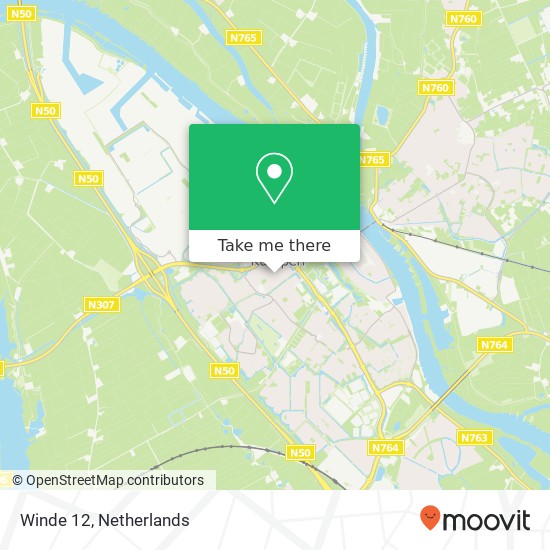 Winde 12, 8265 EJ Kampen map