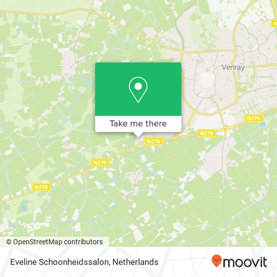 Eveline Schoonheidssalon map