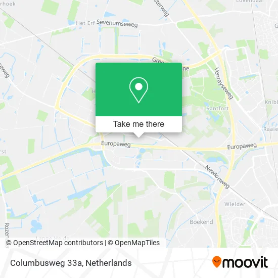Columbusweg 33a map