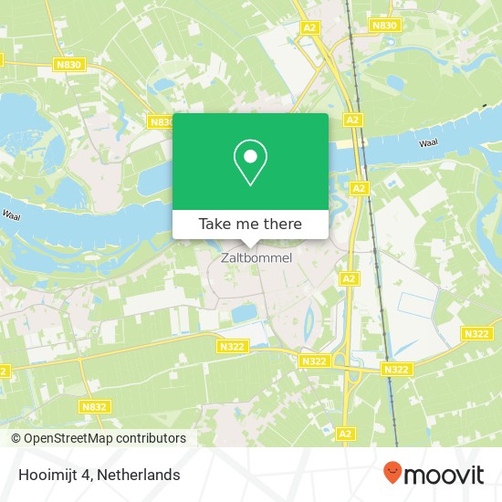 Hooimijt 4, 5301 VB Zaltbommel map