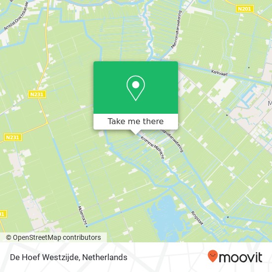 De Hoef Westzijde, 2435 Zevenhoven map