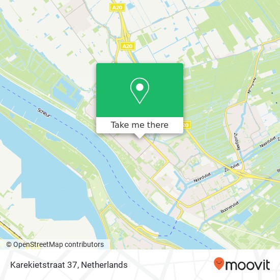 Karekietstraat 37, 3145 NA Maassluis Karte