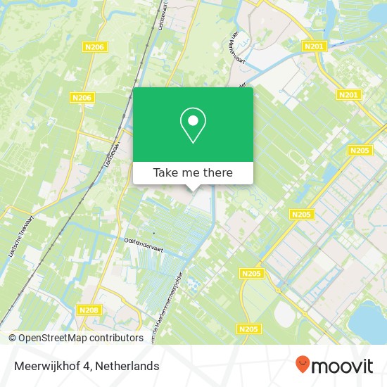 Meerwijkhof 4, 2121 VM Bennebroek map
