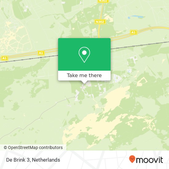De Brink 3, 3775 KP Kootwijk map