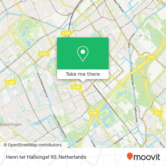 Henri ter Hallsingel 90, 2284 XD Rijswijk Karte