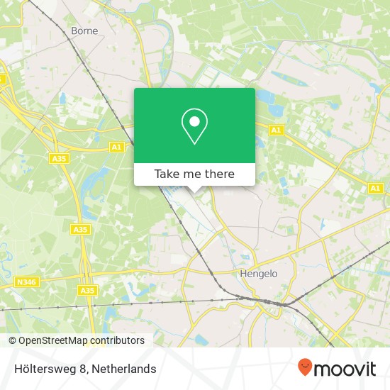 Höltersweg 8, 7556 BX Hengelo map
