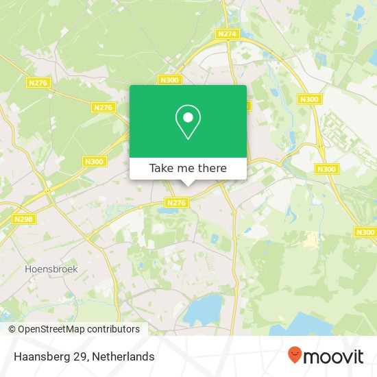 Haansberg 29, 6443 EB Brunssum map