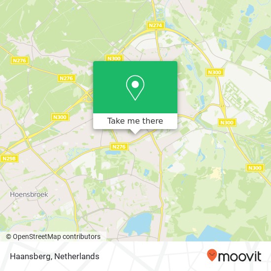 Haansberg, 6443 EE Brunssum map