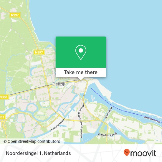 Noordersingel 1, 9934 AK Delfzijl Karte