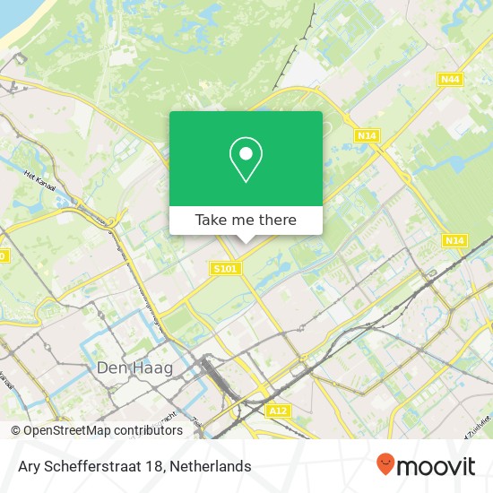Ary Schefferstraat 18, 2597 VV Den Haag map