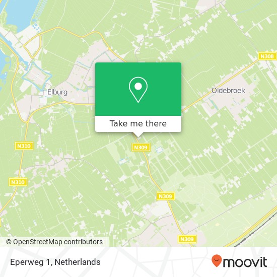 Eperweg 1, 8084 RB 't Harde map