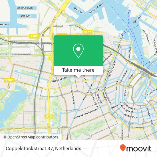 Coppelstockstraat 37, 1056 XL Amsterdam map