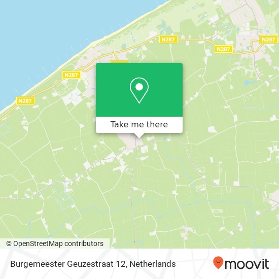 Burgemeester Geuzestraat 12, 4363 AR Aagtekerke map