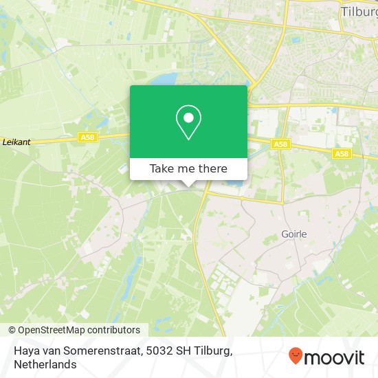 Haya van Somerenstraat, 5032 SH Tilburg Karte