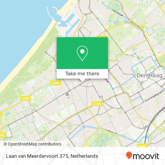 Laan van Meerdervoort 375, 2563 AP Den Haag map