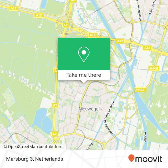 Marsburg 3, 3437 GN Nieuwegein Karte