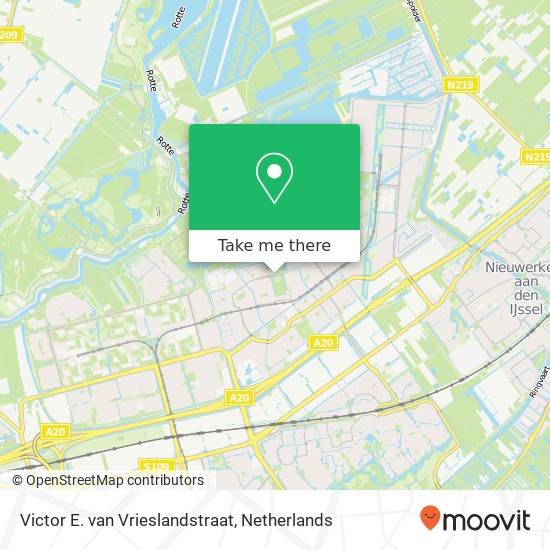 Victor E. van Vrieslandstraat, 3069 WT Rotterdam map