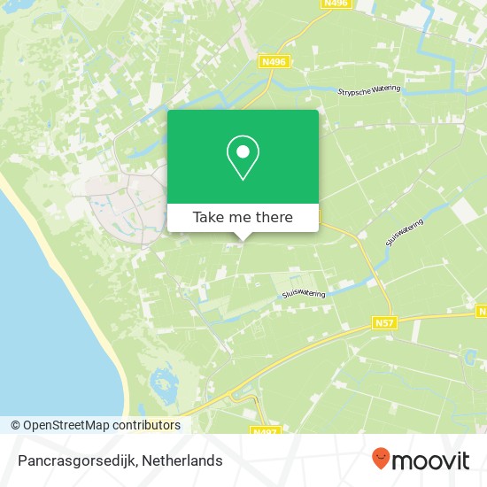 Pancrasgorsedijk, 3235 KV Rockanje map