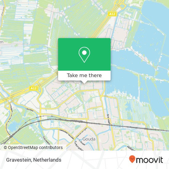Gravestein, 2804 Gouda map