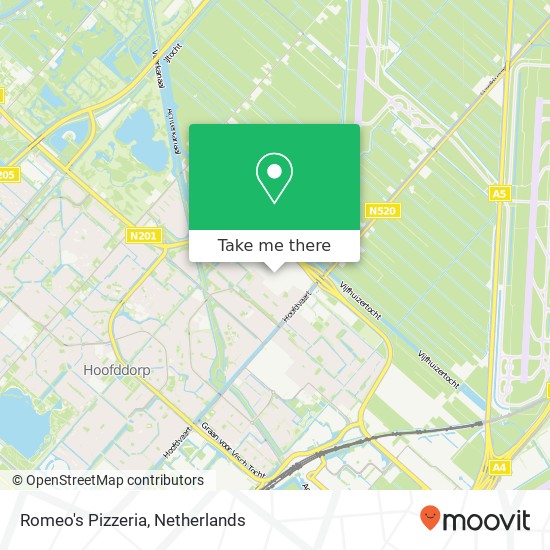 Romeo's Pizzeria, Noordmeerstraat 4 Karte