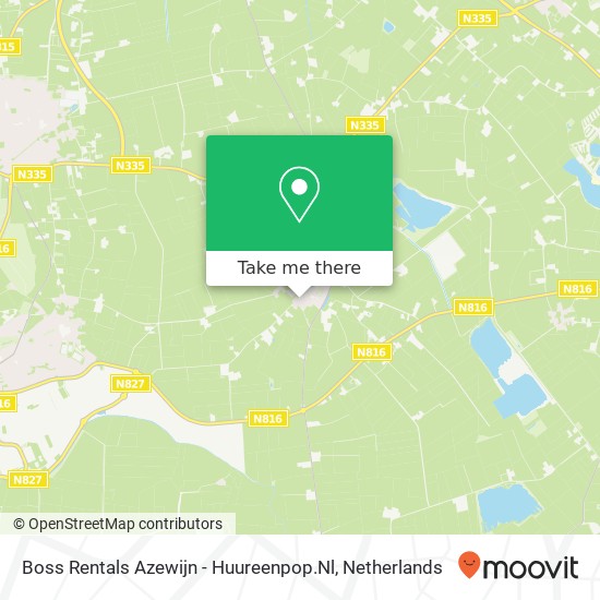 Boss Rentals Azewijn - Huureenpop.Nl, Op den Dam 1C map