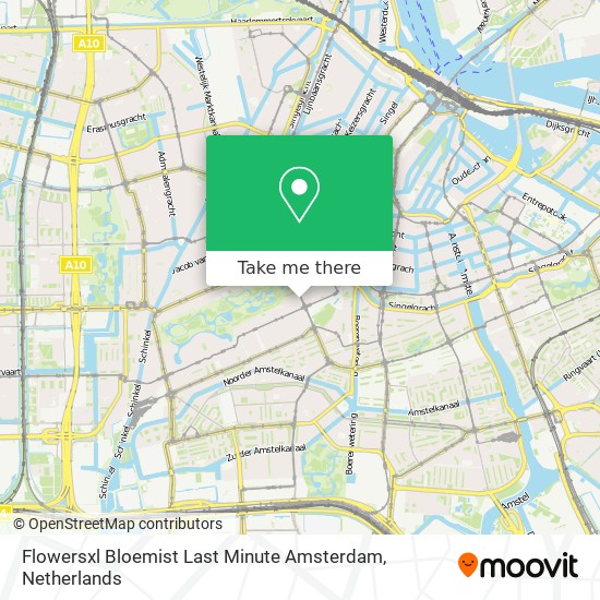 Flowersxl Bloemist Last Minute Amsterdam map