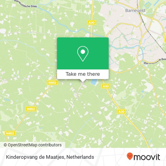 Kinderopvang de Maatjes, Renswoudsestraatweg 16 map