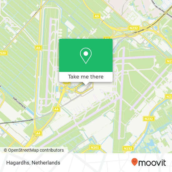 Hagardhs, Schiphol Boulevard map