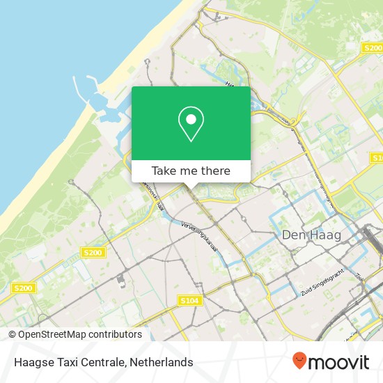 Haagse Taxi Centrale map