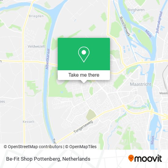 Be-Fit Shop Pottenberg map